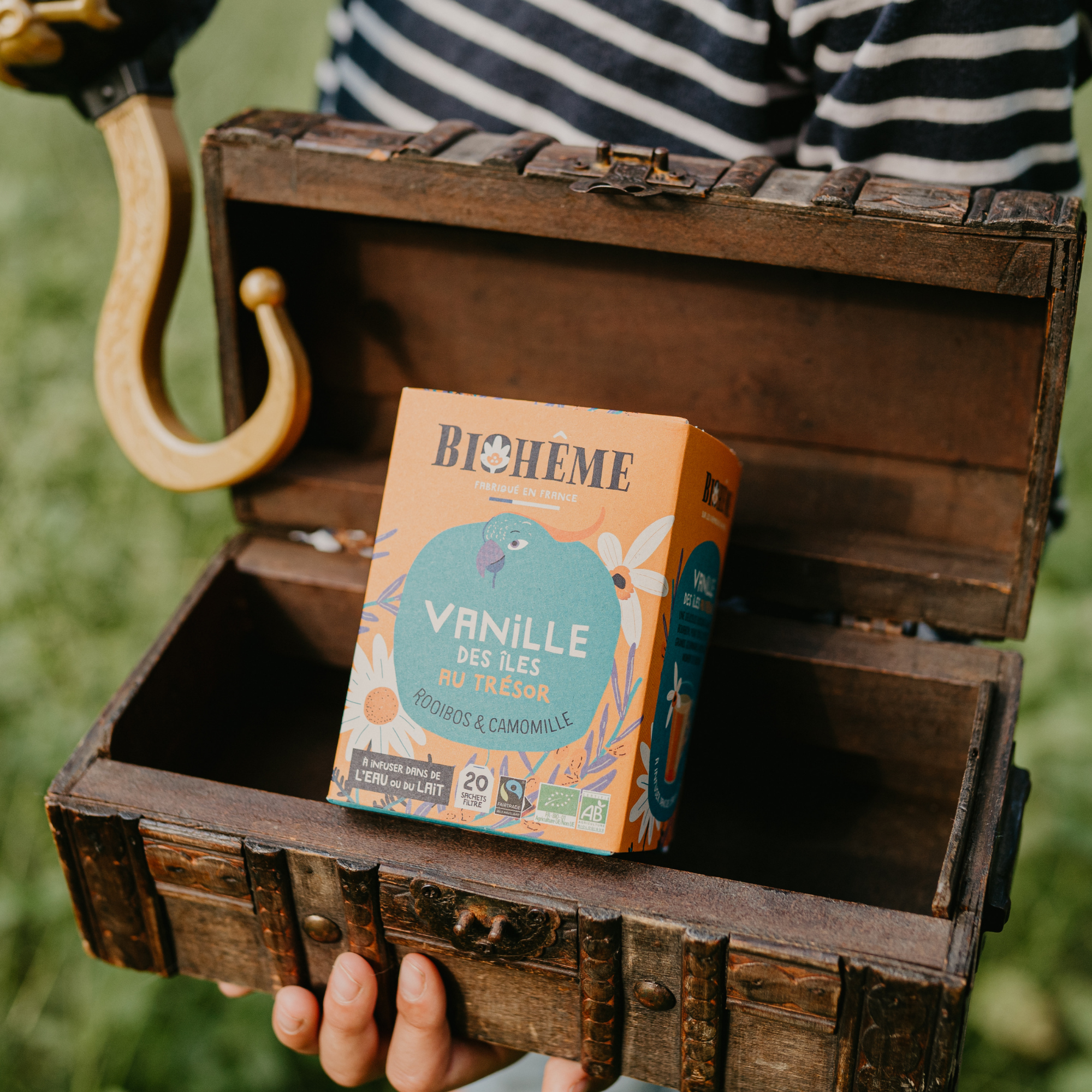 Vanille-Schatzinsel-Tee · 20 Teebeutel · Vanille des Îles au Trésor