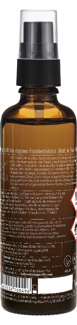 Glücksmomente Bio-Raumspray "Lebensfreude" Vanille-Mandarine