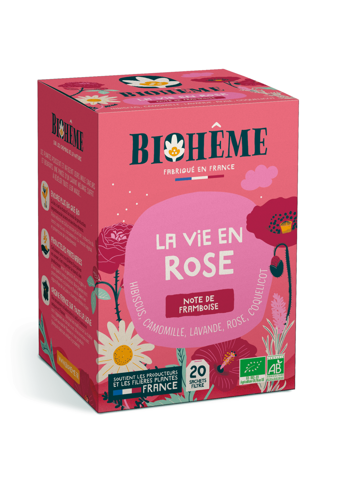La Vie En Rose Infusion · 20 Teebeutel