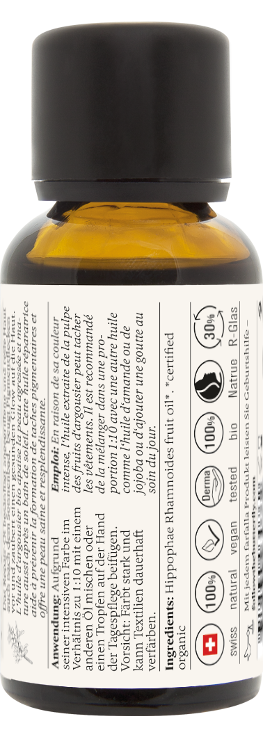 Sanddornfruchtfleisch · Bio-Pflegeöl · 30ml · After Sun