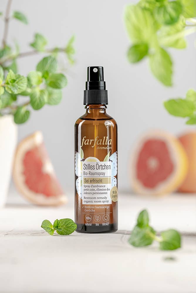 Sei erfrischt · Bio-Raumspray "Stilles Örtchen"