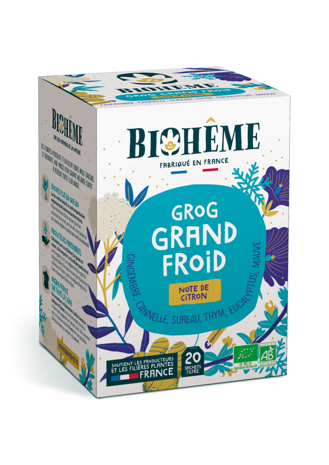 Grog-Aufguss bei großer Kälte · 20 Teebeutel · Grog Grand Froid