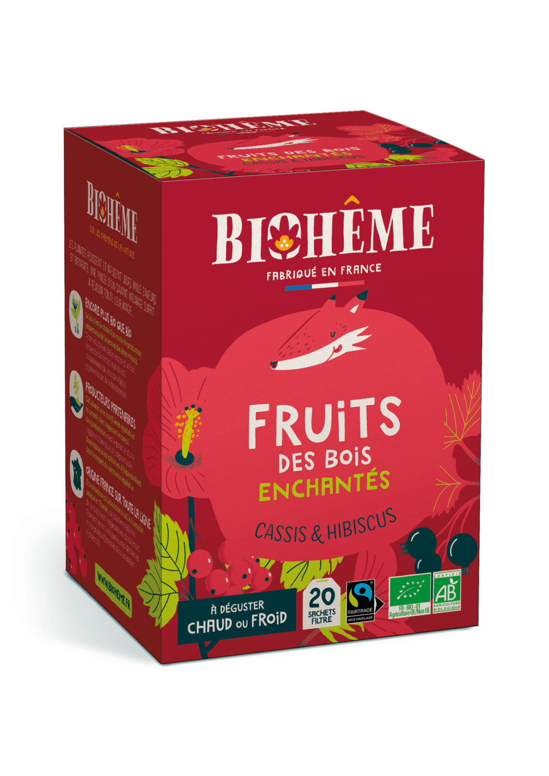 Waldfrüchte-Zaubertee · 20 Teebeutel · Fruits des Bois enchantés