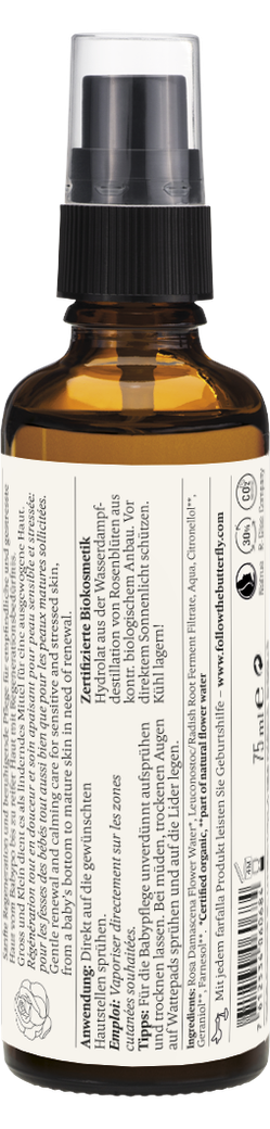 Rosenblüte · Bio-Pflanzenwasser