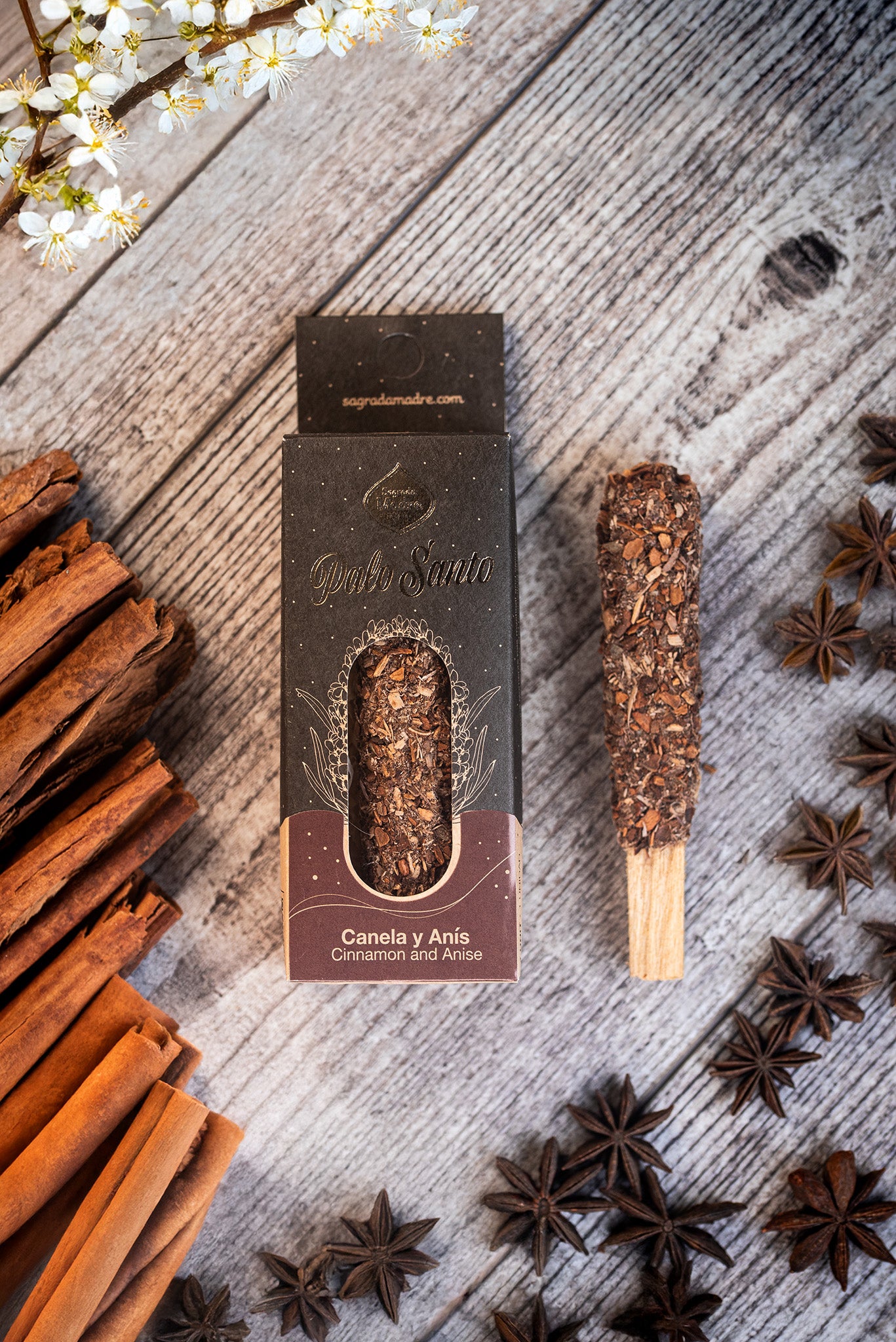 Palo Santo Stick mit Zimt & Anis