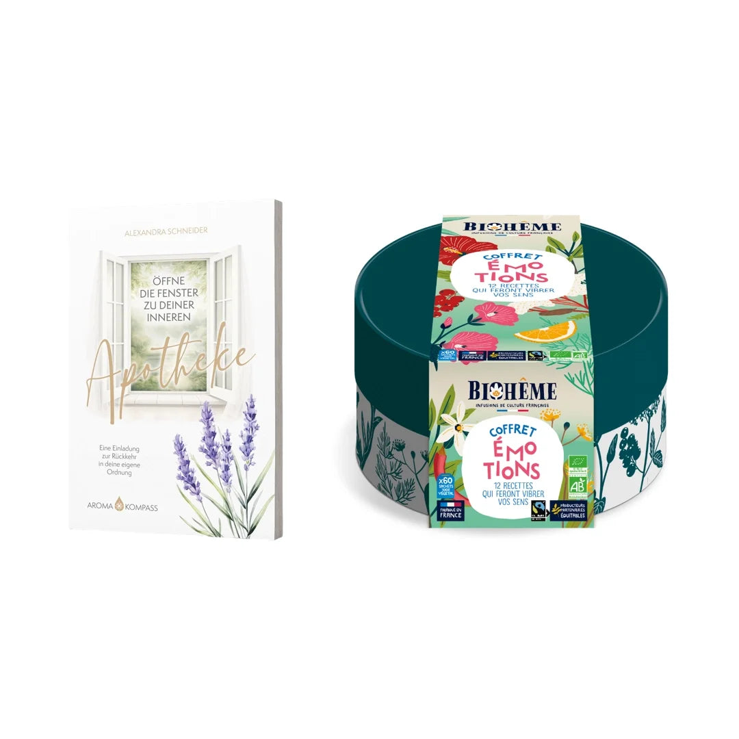 2-in-1 Emotions-Bundle - Bio-Tee & Öffne die Fenster zu deiner inneren Apotheke