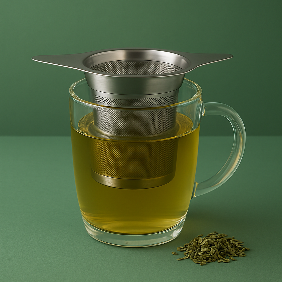 Edelstahl-Teefilter extra feinmaschig