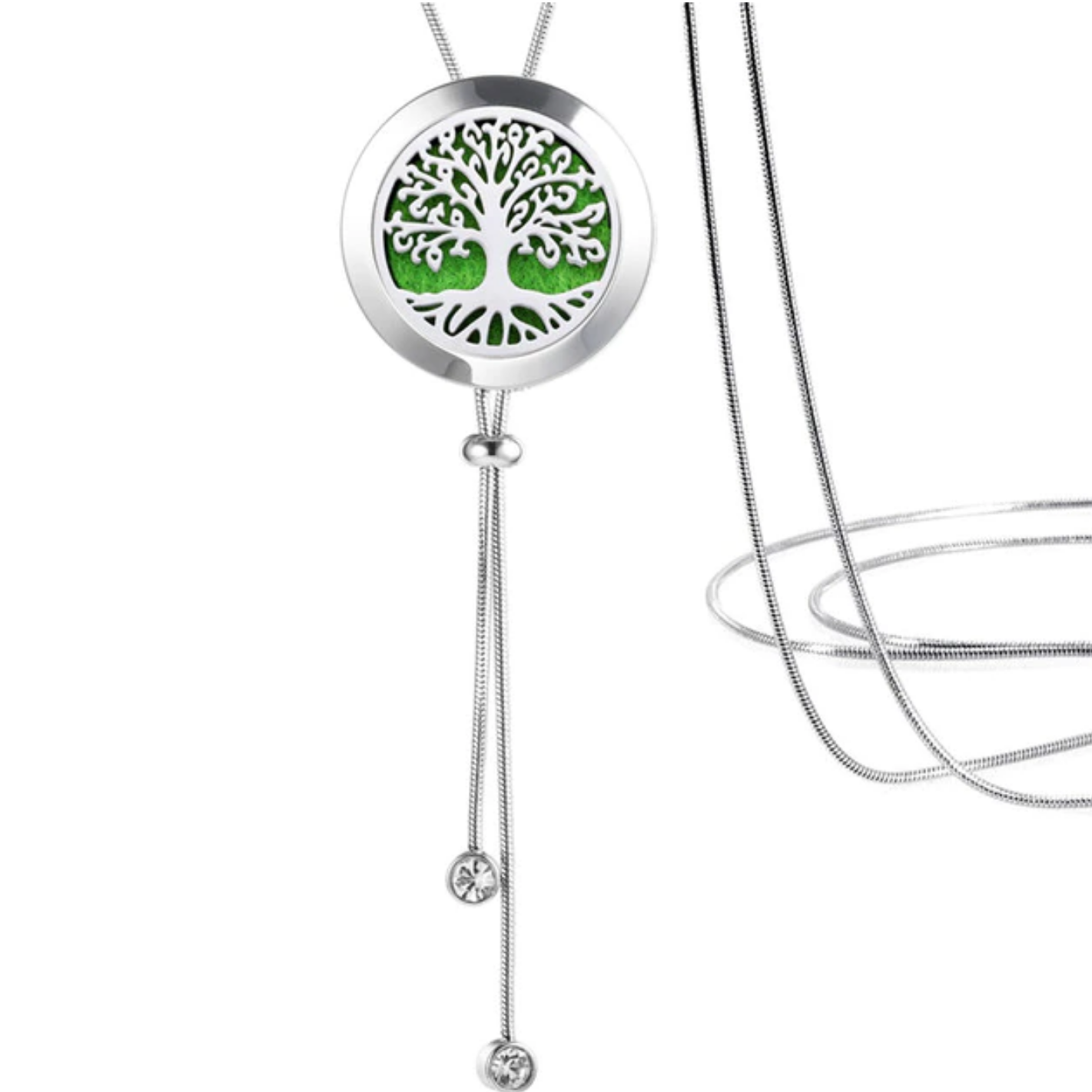 Diffuser-Kette „Baum des Lebens“ silber