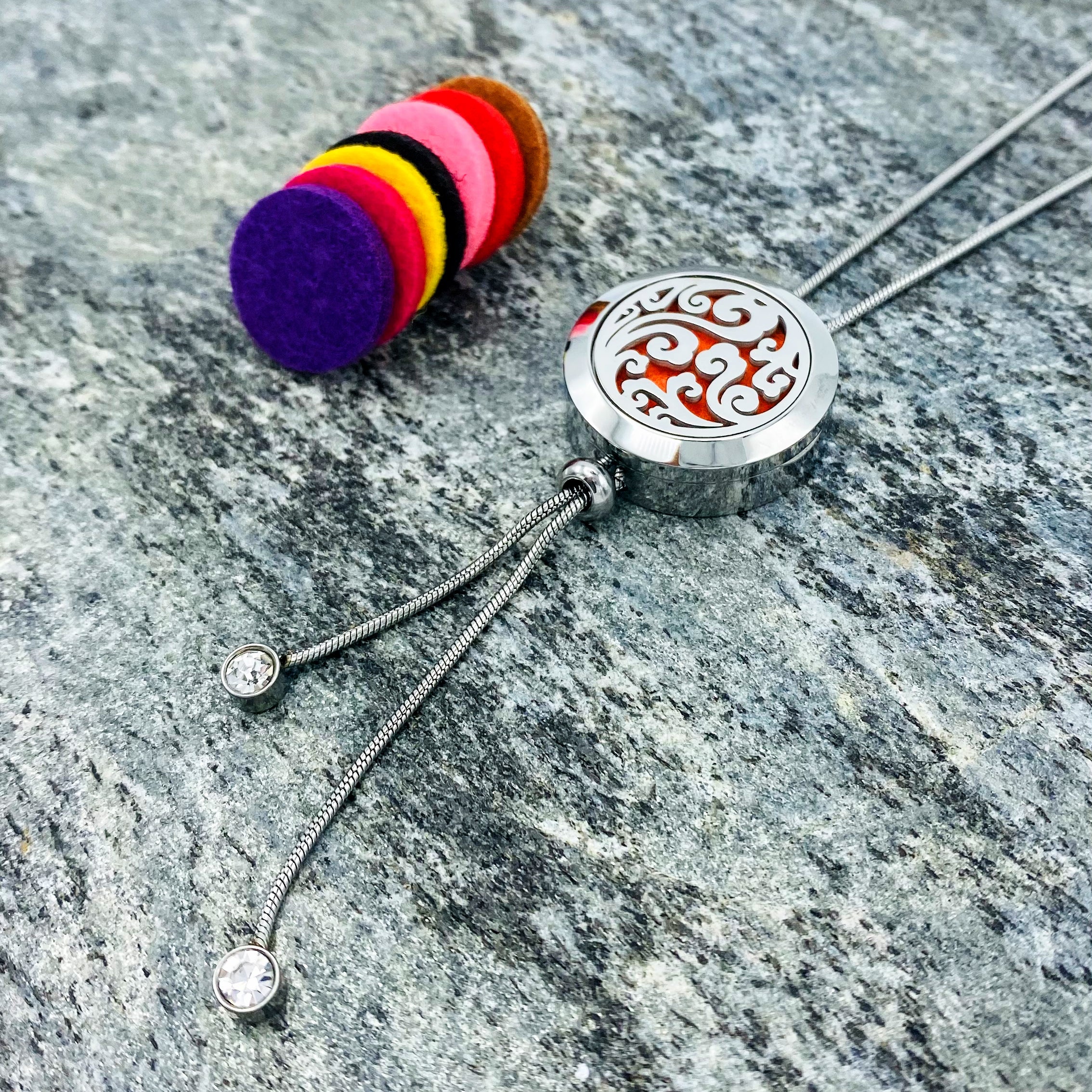 Diffuser-Kette „Floris“ silber