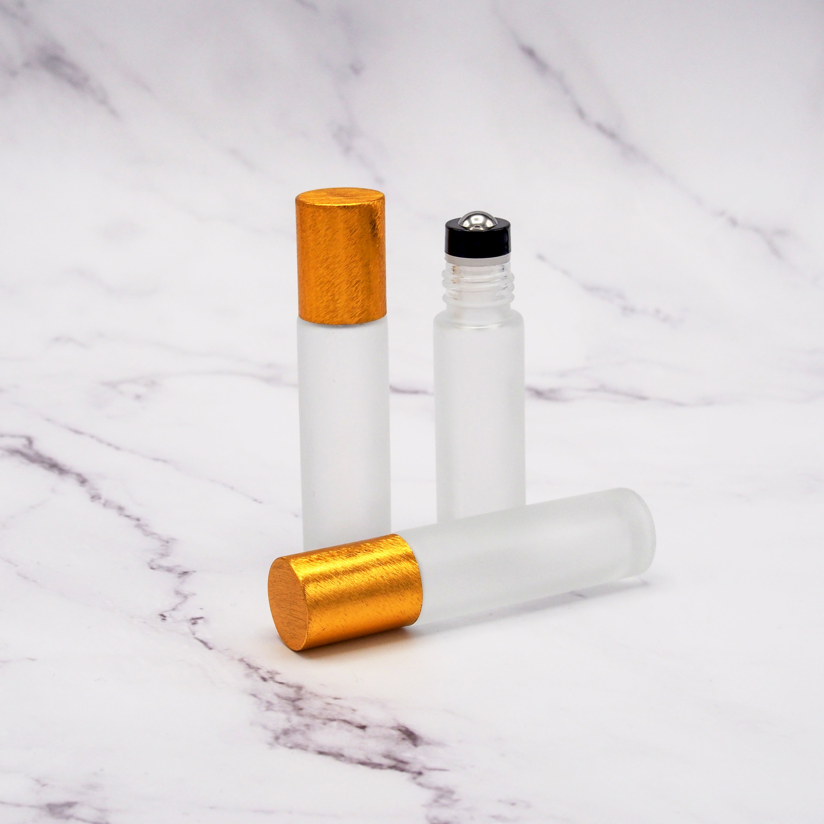 Roll On Flaschen BRUSH gold 10 ml