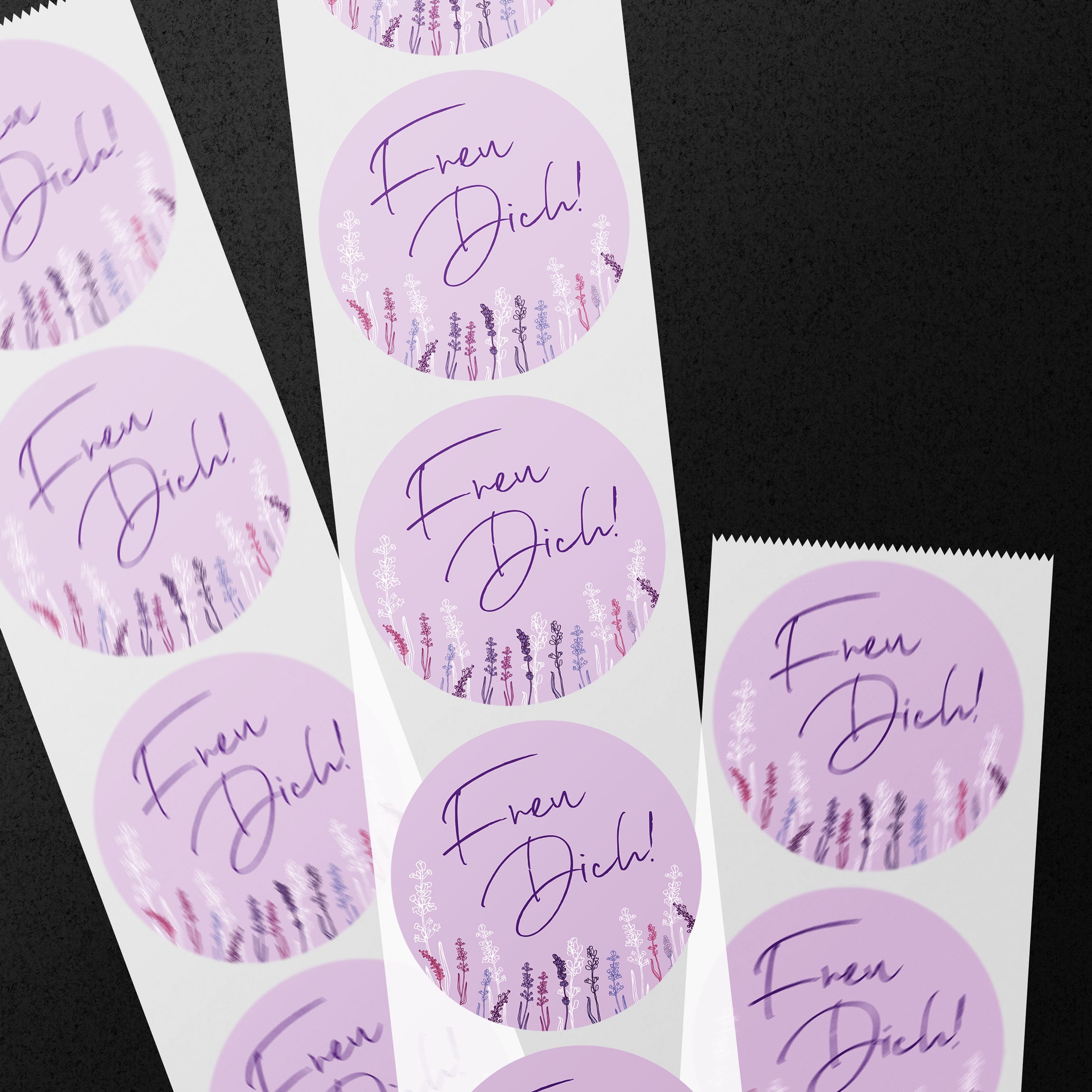 Sticker "Freu Dich!" im 24er-Set