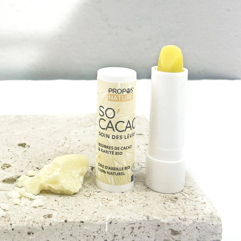 Bio-Lippenbalsam So'cacao aus Kakao- & Sheabutter · 100 % natürlich