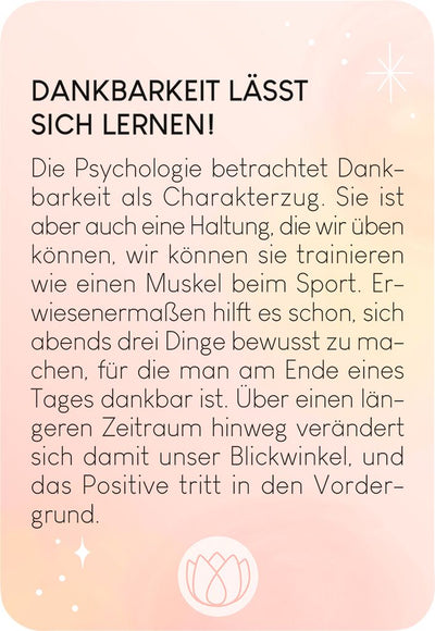 Omm for you · Kartenset "Dankbar sein"