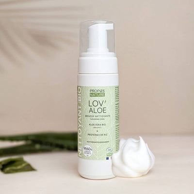 Lov'Aloe · Organischer Reinigungsschaum mit Aloe Vera · 150 ml