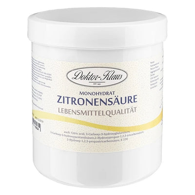 Doktor Klaus · Zitronensäure in Lebensmittelqualität