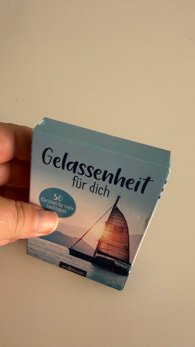 Beschädigte Verpackung 📦 Gelassenheit für dich · 50 Kärtchen für mehr Leichtigkeit