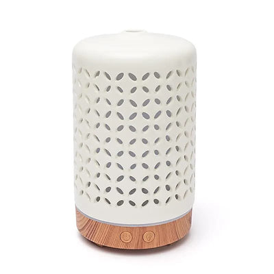 Keramik-Ultraschall-Diffuser "Blume des Lebens"