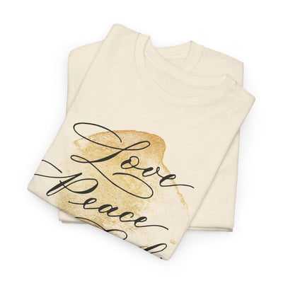 Unisex T-Shirt "Love, Peace & Oils"