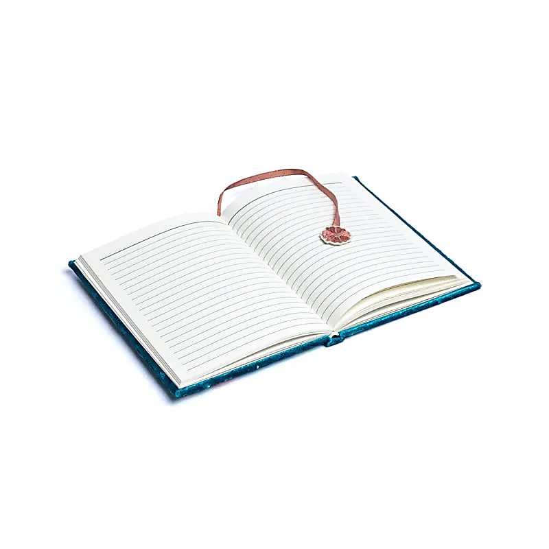 Samt-Notizbuch "Soul Flowers"