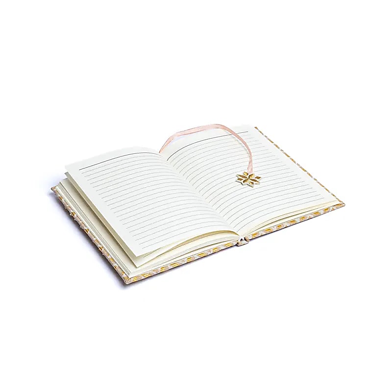 Samt-Notizbuch "Blume des Lebens"