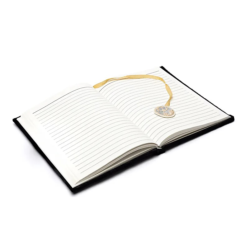 Samt-Notizbuch "Mondphasen"