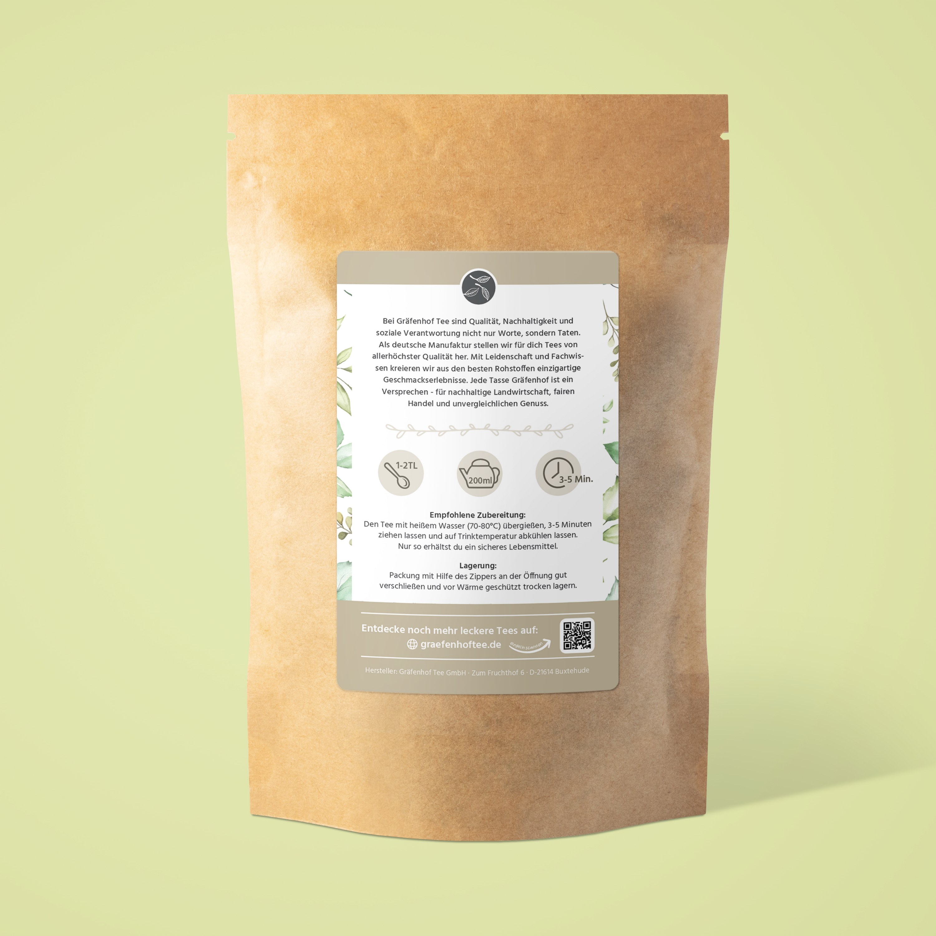 BIO Weißer Tee Mango Maracuja · 100 g lose