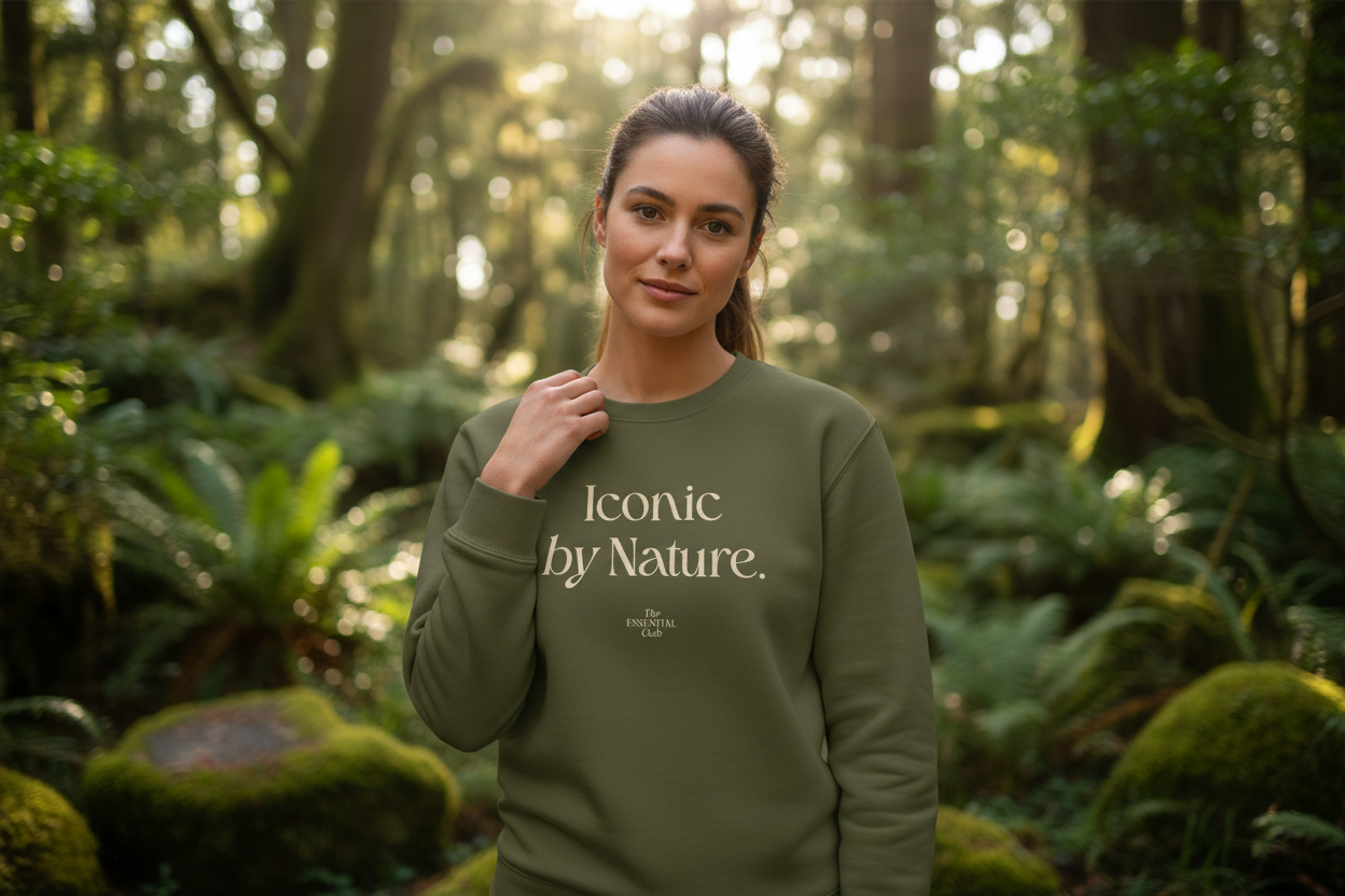 Unisex Bio-Sweatshirt "Iconic by Nature"