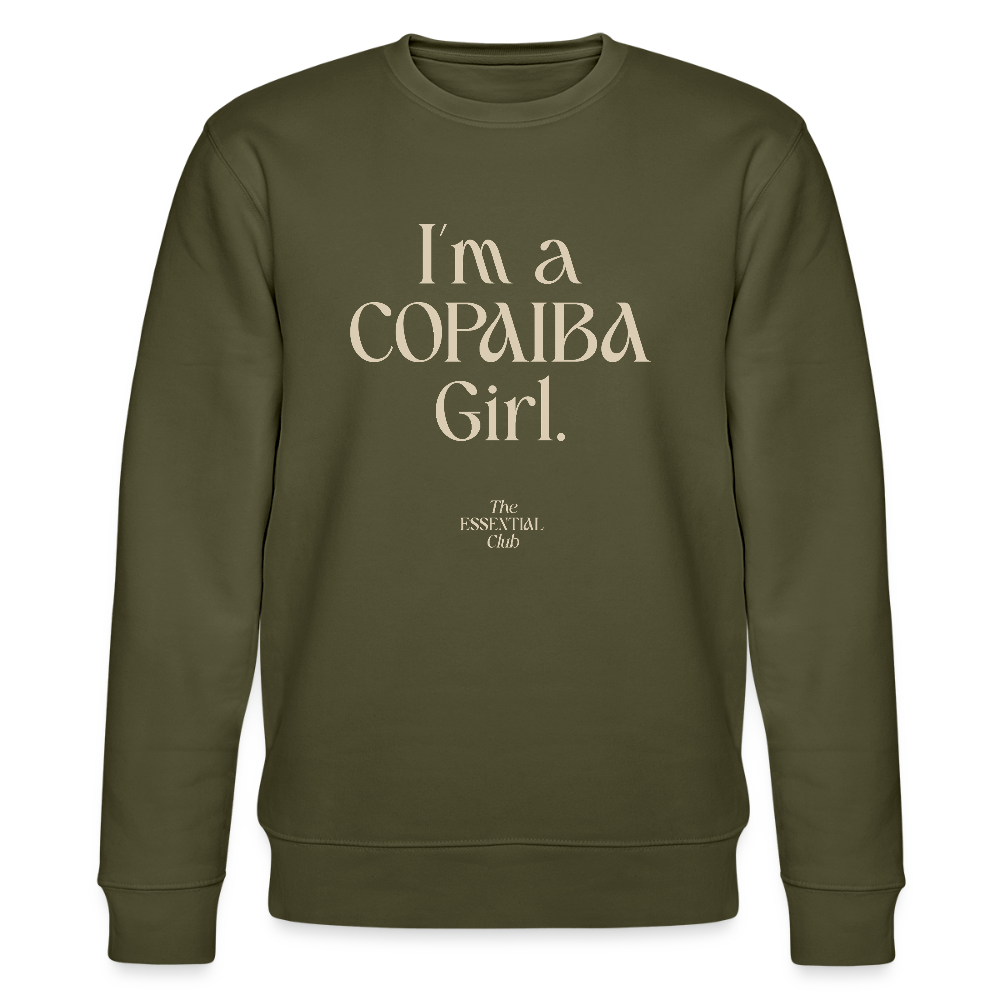 Unisex Bio-Sweatshirt "I'm a Copaiba Girl." - Khaki