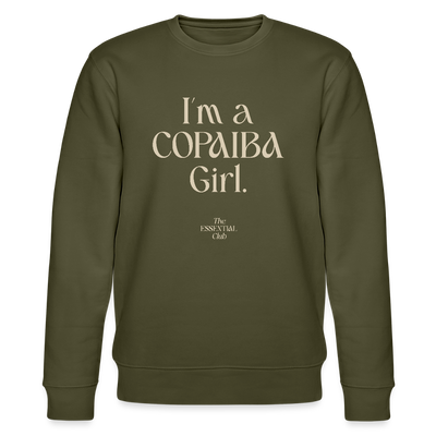 Unisex Bio-Sweatshirt "I'm a Copaiba Girl." - Khaki