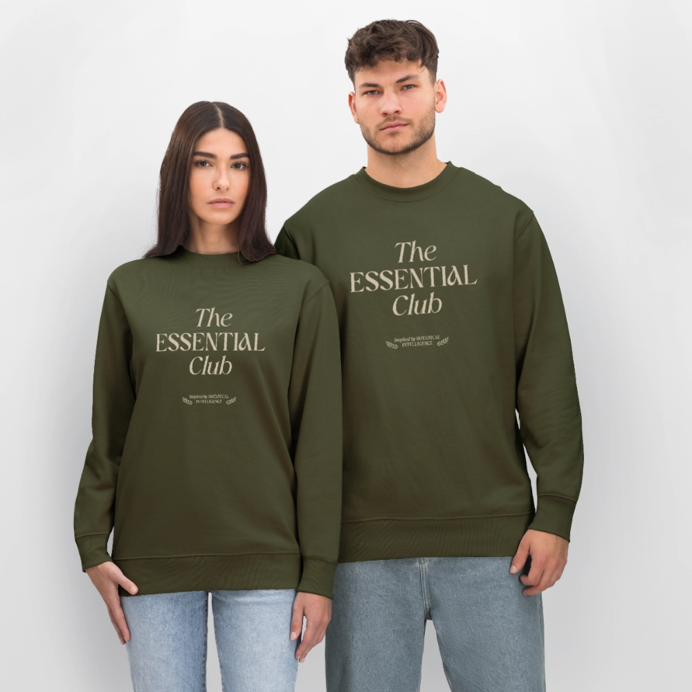 Unisex Bio-Sweatshirt "The Essential Club" - Khaki