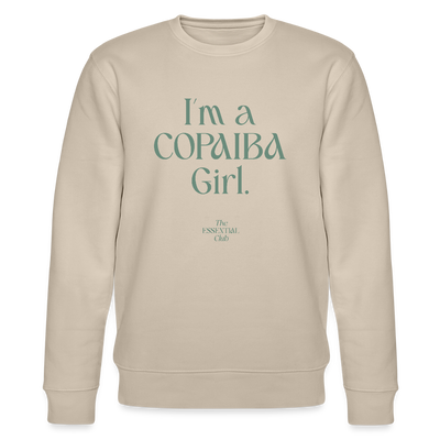 Unisex Bio-Sweatshirt "I'm a Copaiba Girl." - Beige