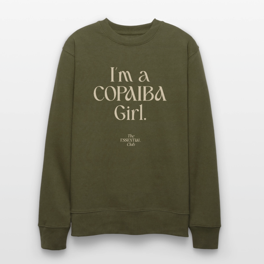 Unisex Bio-Sweatshirt "I'm a Copaiba Girl." - Khaki