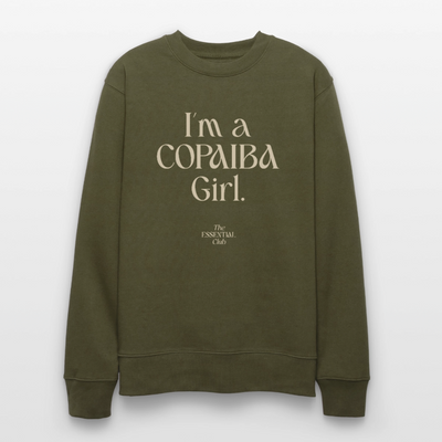 Unisex Bio-Sweatshirt "I'm a Copaiba Girl." - Khaki