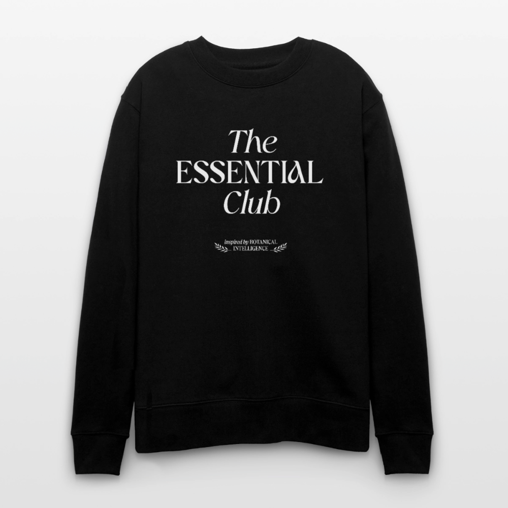 Unisex Bio-Sweatshirt "The Essential Club" - Schwarz