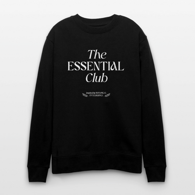 Unisex Bio-Sweatshirt "The Essential Club" - Schwarz