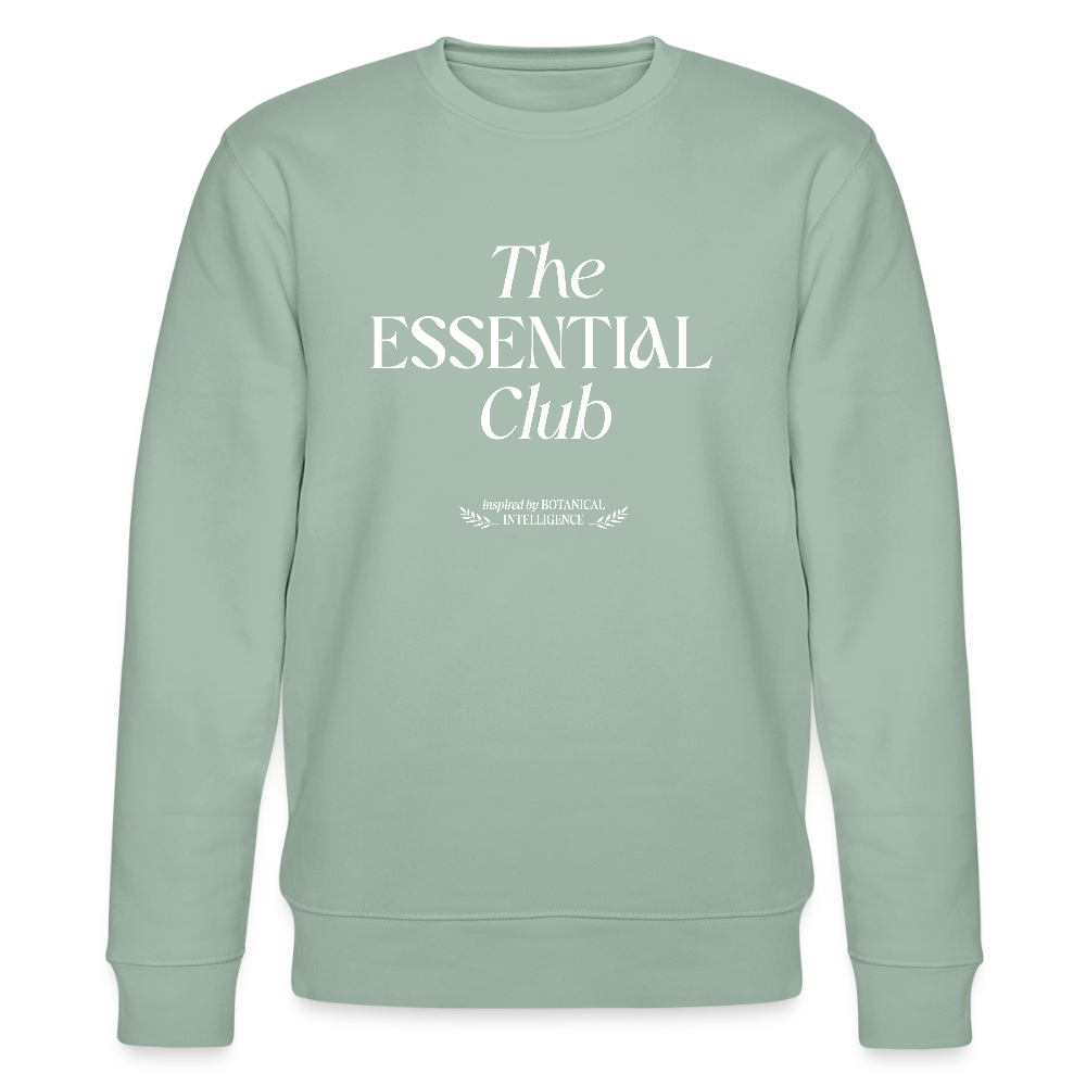Unisex Bio-Sweatshirt "The Essential Club" - Helles Graugrün