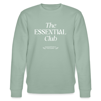 Unisex Bio-Sweatshirt "The Essential Club" - Helles Graugrün