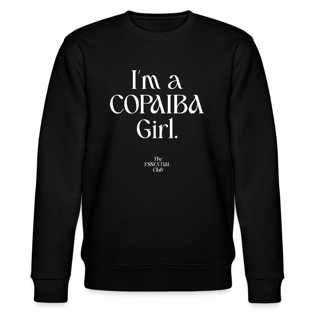 Unisex Bio-Sweatshirt "I'm a Copaiba Girl." - Schwarz