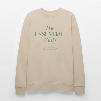 Unisex Bio-Sweatshirt "The Essential Club" - Beige