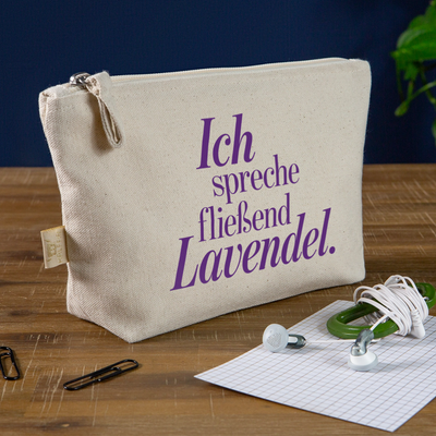 Täschchen "Ich spreche fließend Lavendel." natur - Natur