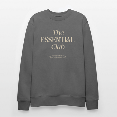 Unisex Bio-Sweatshirt "The Essential Club" - Anthrazit