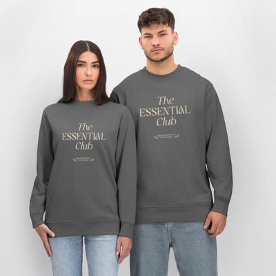 Unisex Bio-Sweatshirt "The Essential Club" - Anthrazit