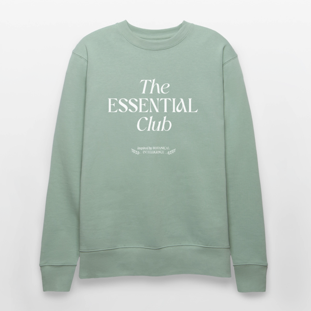 Unisex Bio-Sweatshirt "The Essential Club" - Helles Graugrün