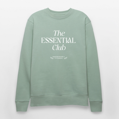 Unisex Bio-Sweatshirt "The Essential Club" - Helles Graugrün