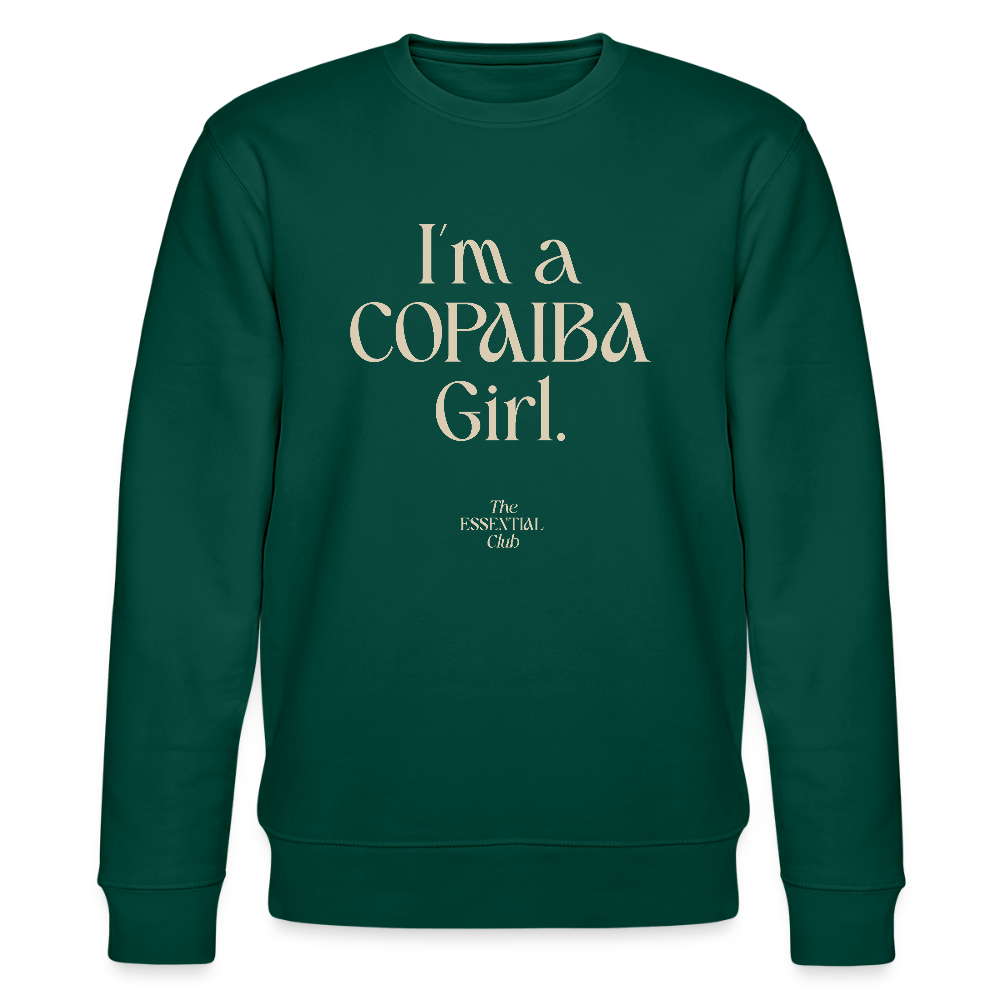Unisex Bio-Sweatshirt "I'm a Copaiba Girl." - Forest