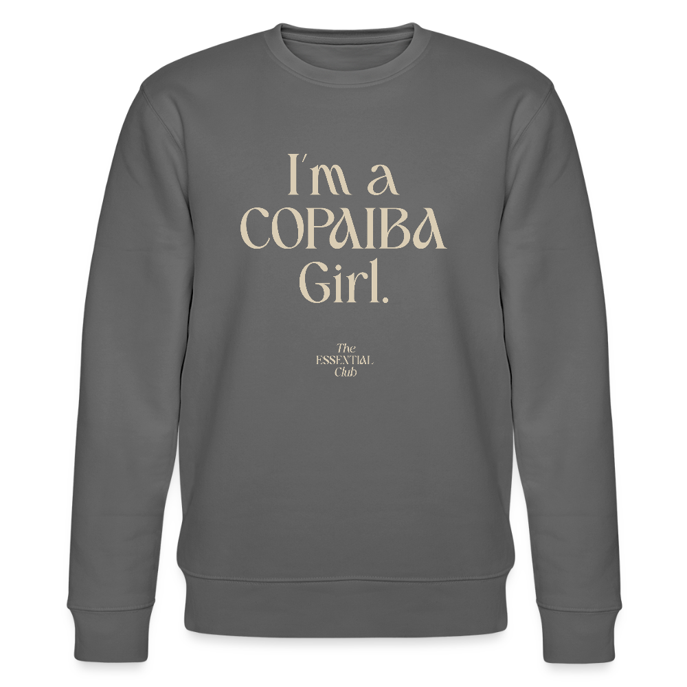 Unisex Bio-Sweatshirt "I'm a Copaiba Girl." - Anthrazit