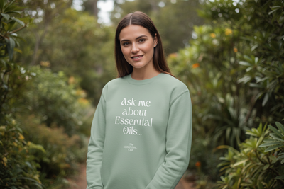 Unisex Bio-Sweatshirt "Ask me about Essential Oils..."