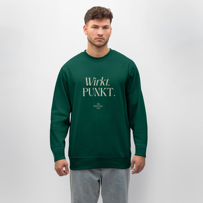 Unisex Bio-Sweatshirt "Wirkt. PUNKT." - Forest