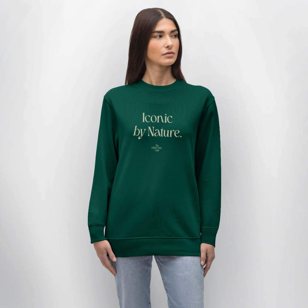 Unisex Bio-Sweatshirt "Iconic by Nature" - Forest