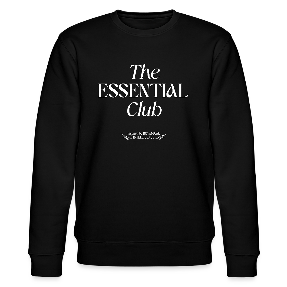 Unisex Bio-Sweatshirt "The Essential Club" - Schwarz